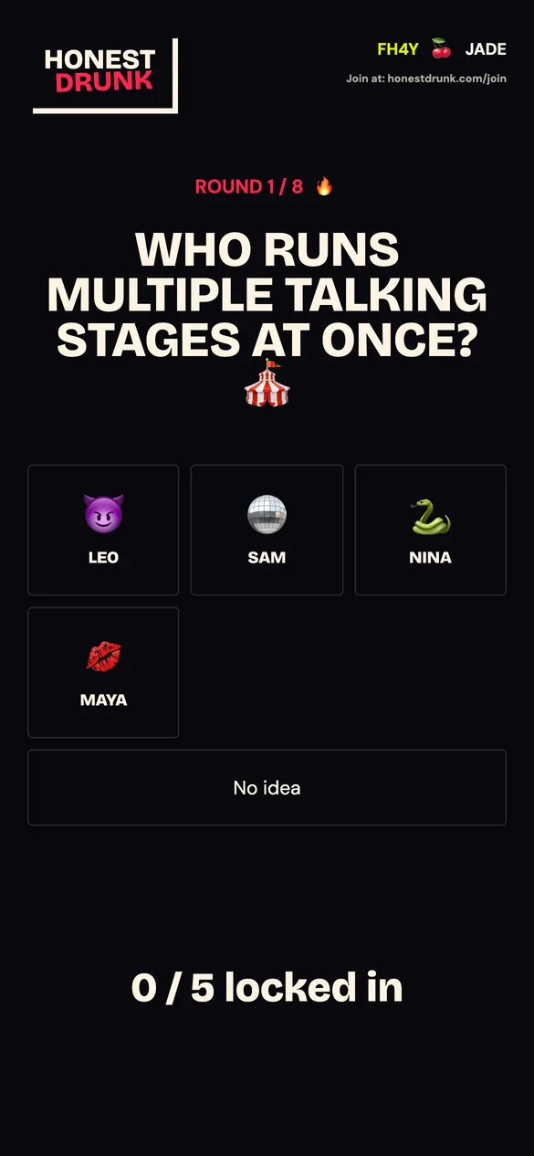 The public vote: Who runs multiple talking stages at once?
